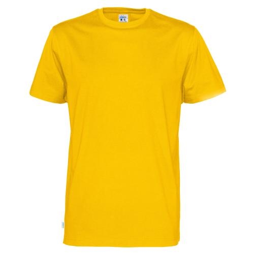 Heren T-shirt ecologisch Fairtrade katoen geel,l