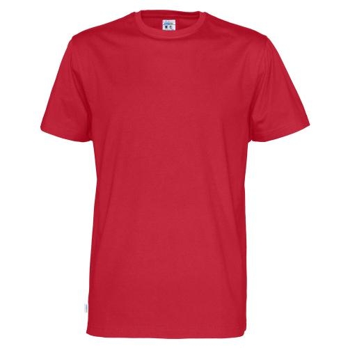 Heren T-shirt ecologisch Fairtrade katoen rood,l
