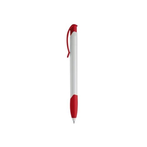 Balpen Apollo Hardcolour wit/rood