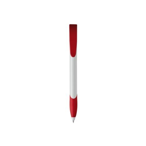 Balpen Apollo Hardcolour wit/rood