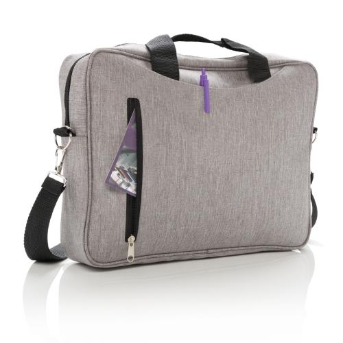 Basic 15” laptop tas grijs