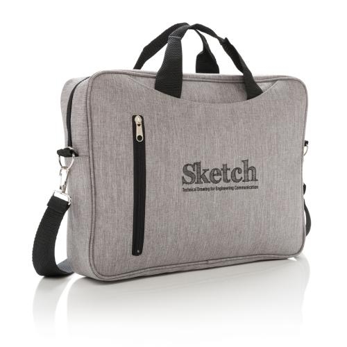 Basic 15” laptop tas grijs