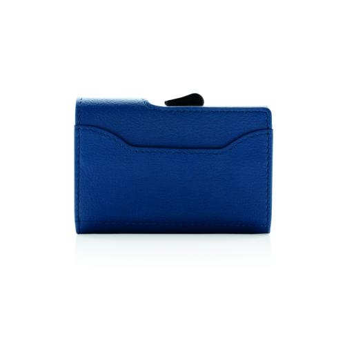 C-Secure aluminium RFID kaarthouder & portemonnee blauw