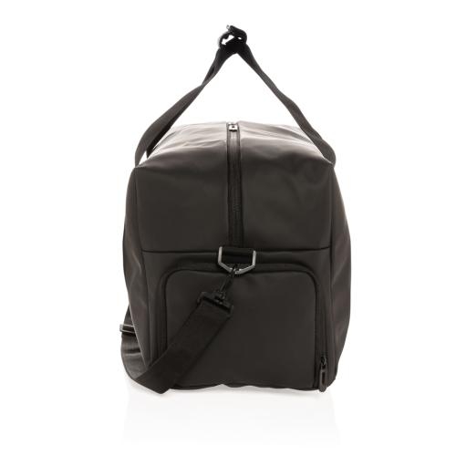 Smooth PU weekendtas PVC-vrij zwart
