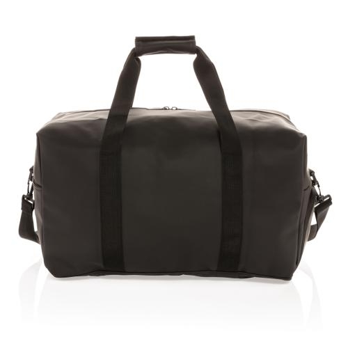 Smooth PU weekendtas PVC-vrij zwart