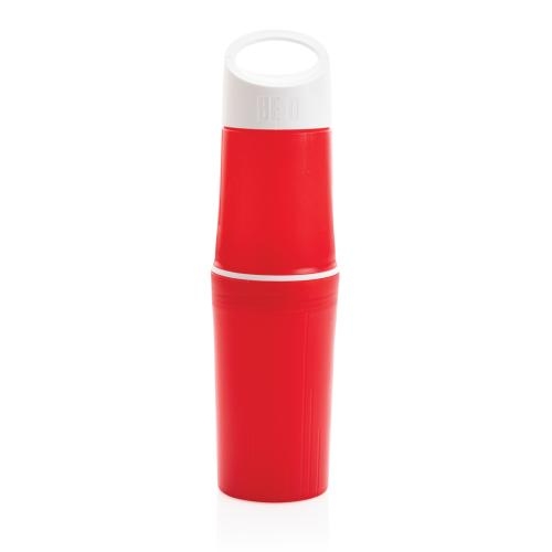 BE O Bottle, Organic Waterfles, gemaakt in Europa rood