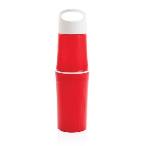BE O Bottle, Organic Waterfles, gemaakt in Europa rood