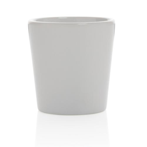 Keramische moderne koffiemok wit