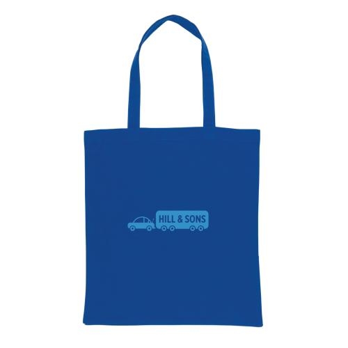 Impact AWARE™ gerecycled draagtas met bodem blauw