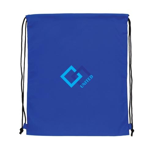Impact AWARE™ RPET rugzak met trekkoord blauw