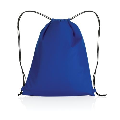 Impact AWARE™ RPET rugzak met trekkoord blauw