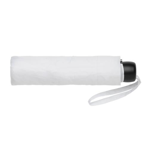 20.5 inch Impact AWARE™ RPET mini paraplu wit