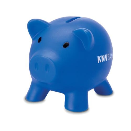 Spaarvarken Softco blauw