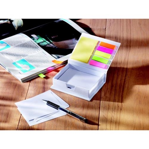 Memoblaadjes en memostickers wit
