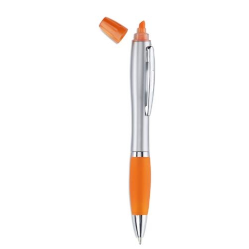 2-in-1 balpen oranje