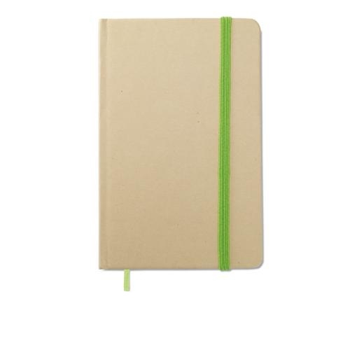 Notitieboekje gerecycled lime