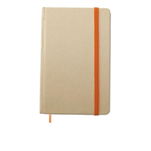Notitieboekje gerecycled oranje