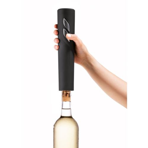 Elektrische flessenopener zwart