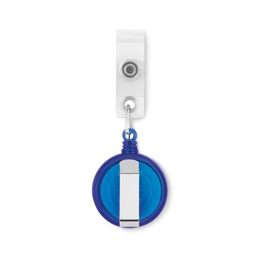 Badgehouder aan koordje blauw