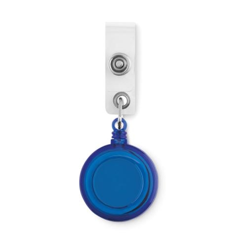 Badgehouder aan koordje blauw