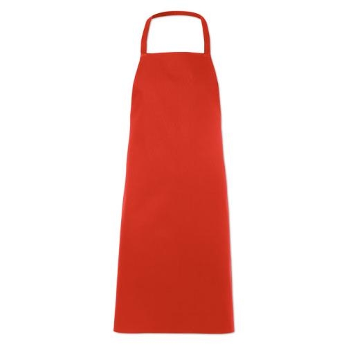 Katoenen keukenschort rood
