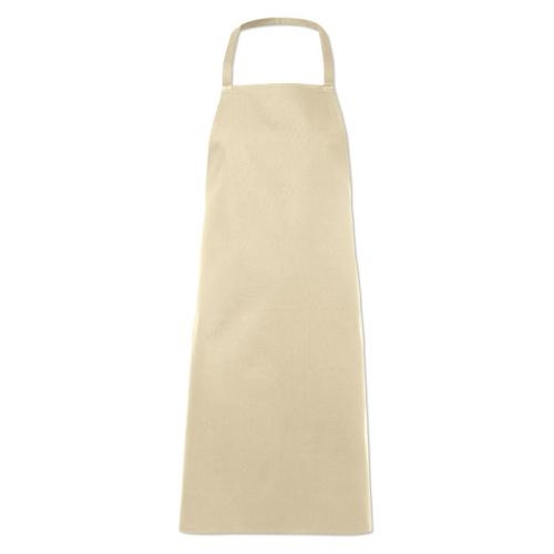 Katoenen keukenschort beige