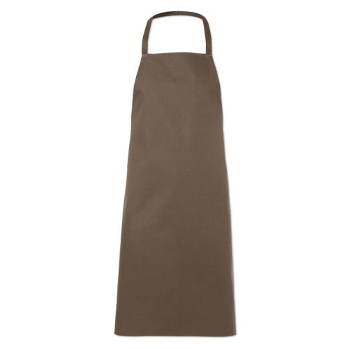 Katoenen keukenschort taupe