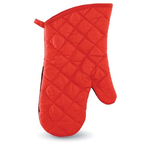 Katoenen ovenhandschoen rood