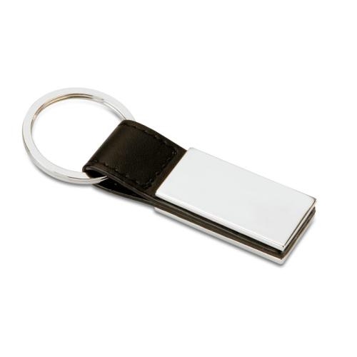 Klassieke sleutelhanger Rectanglo zwart
