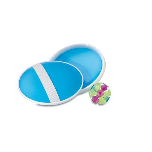 Balspelletje met zuignappen blauw
