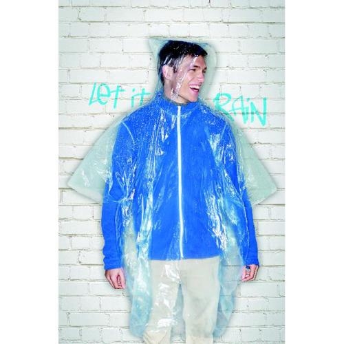 Noodponcho Sprinkle blauw