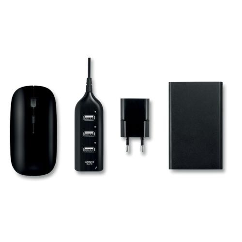 Powerset Computer accessoireset zwart