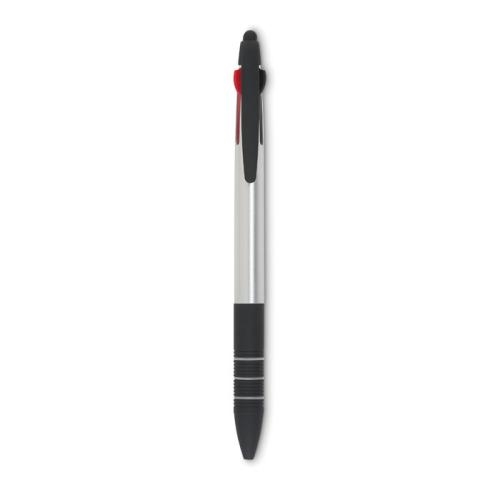 Balpen met stylus Multipen zilver