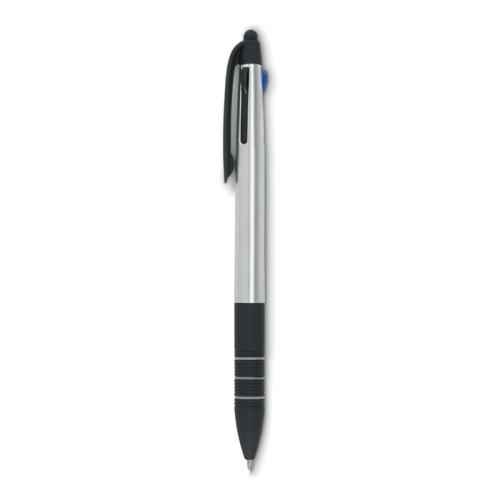 Balpen met stylus Multipen zilver