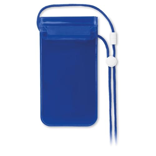 Waterdichte smartphonehoes Colourpouch transparant blauw
