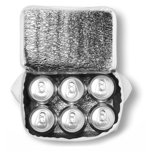 Koeltas voor 6 blikjes Cubacool wit