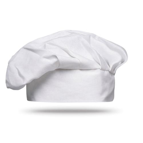 Katoenen koksmuts Chef wit