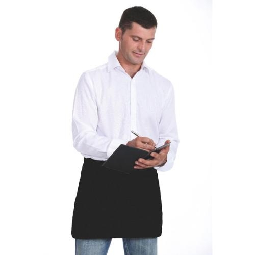 Kort keukenschort Jared zwart