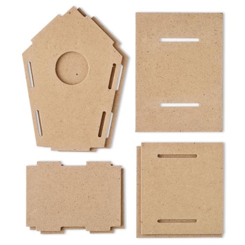 Vogelhuisje van MDF Woohouse hout