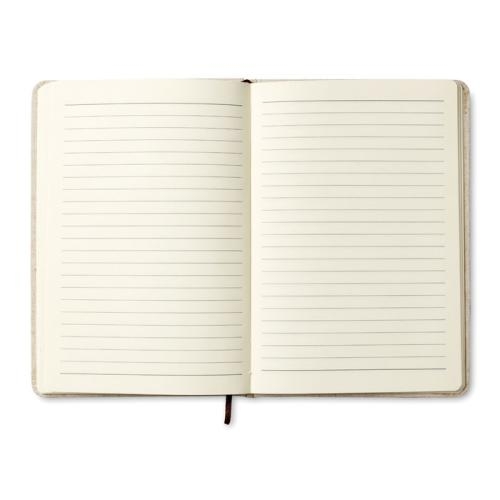 A5 notitieboek Canvas beige