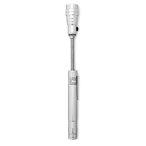 Uitschuifbare zaklamp Strech-Torch zilver