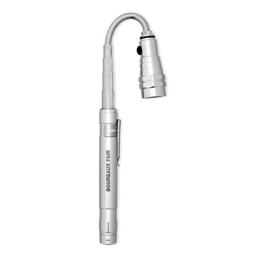 Uitschuifbare zaklamp Strech-Torch zilver