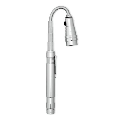 Uitschuifbare zaklamp Strech-Torch zilver