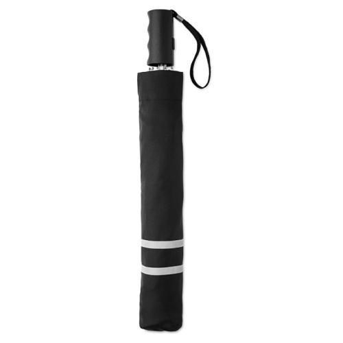 21 inch opvouwbare paraplu Neon zwart