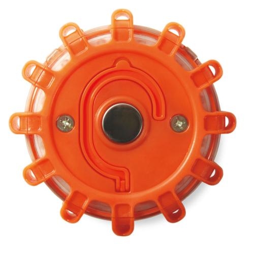Auto alarmlamp met LED licht 5Lights oranje