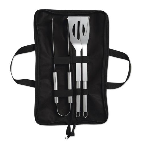 BBQ gereedschapset Shakes zwart