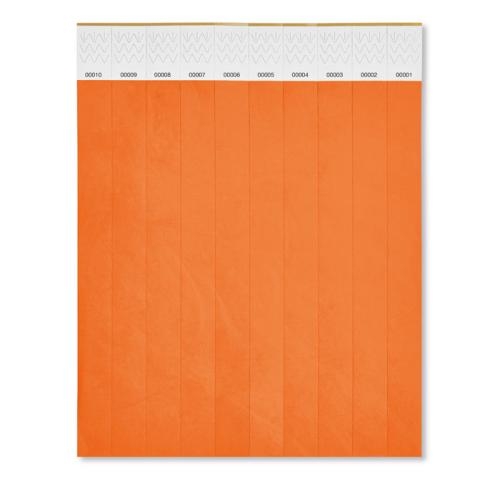 Event armbandjes per 10 stuks oranje
