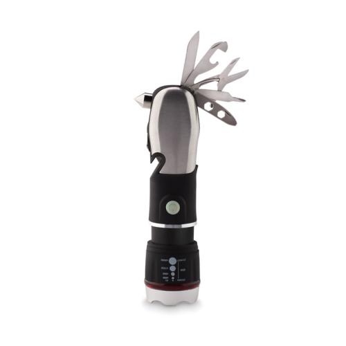 Multifunctionele zaklamp zwart