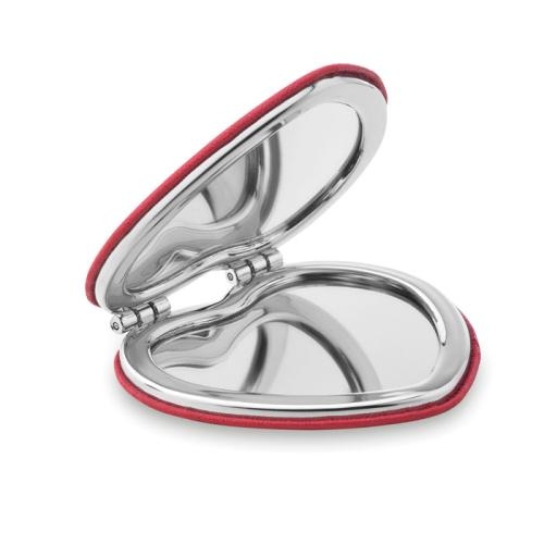 Dubbele spiegel magnetisch rood