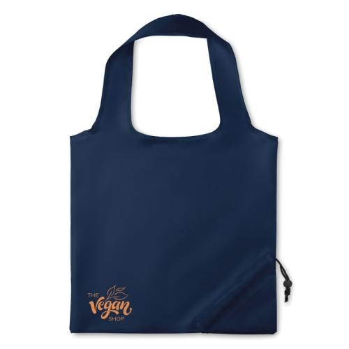 Opvouwbare boodschappentas blauw